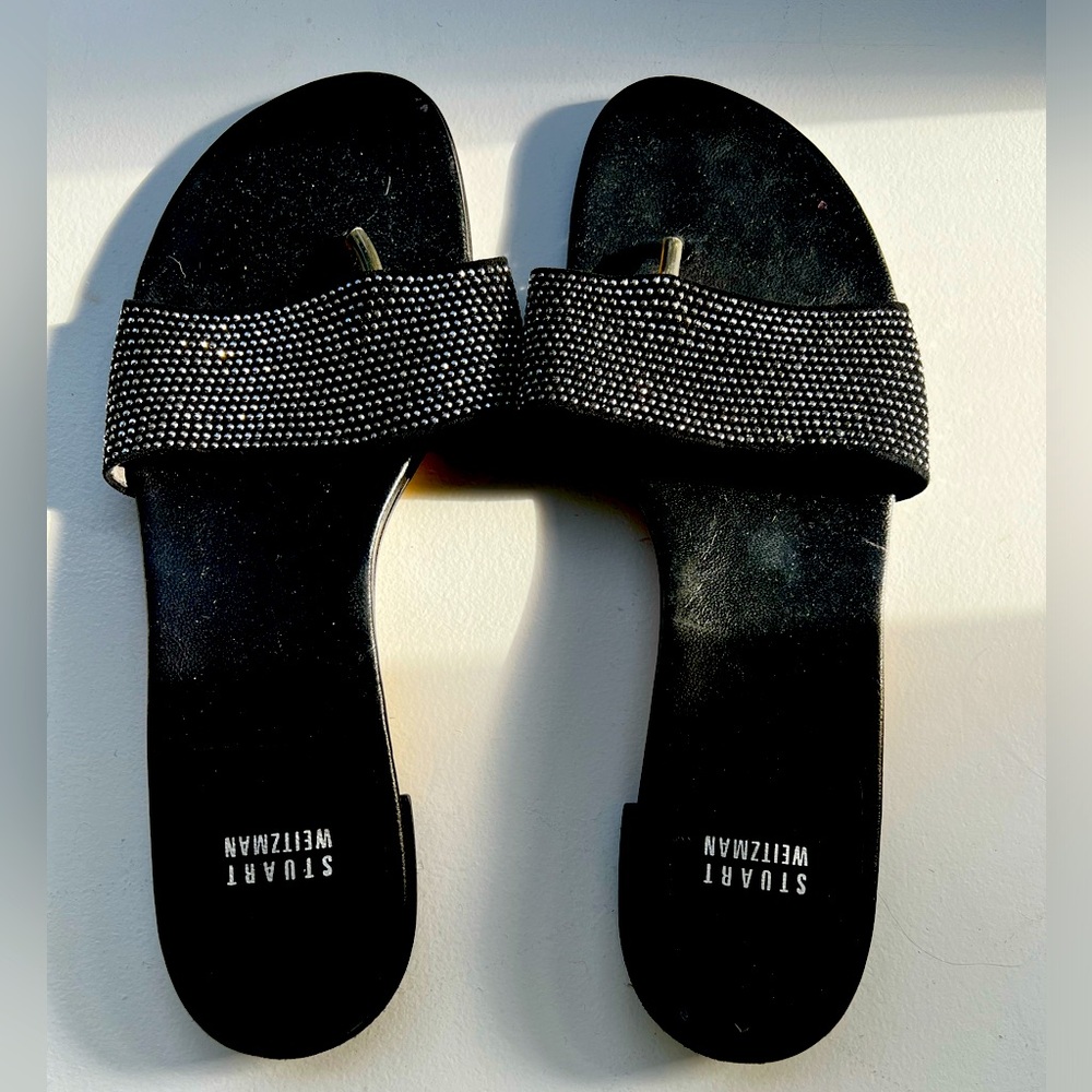 Stuart Weitzman Crystal Sandals